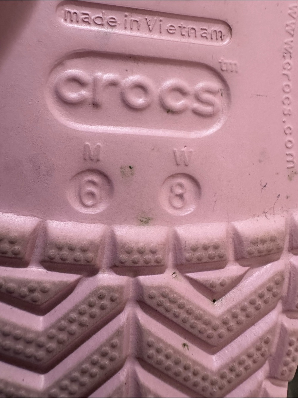 CROCS  Pink Classic Clog Sandals - Picture 3 of 3